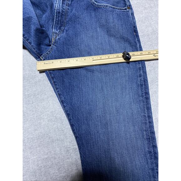 Polo Ralph Lauren Jeans Mens Tag 35x30 Actual 36x29.5 Blue Straight Designer - Picture 12 of 13